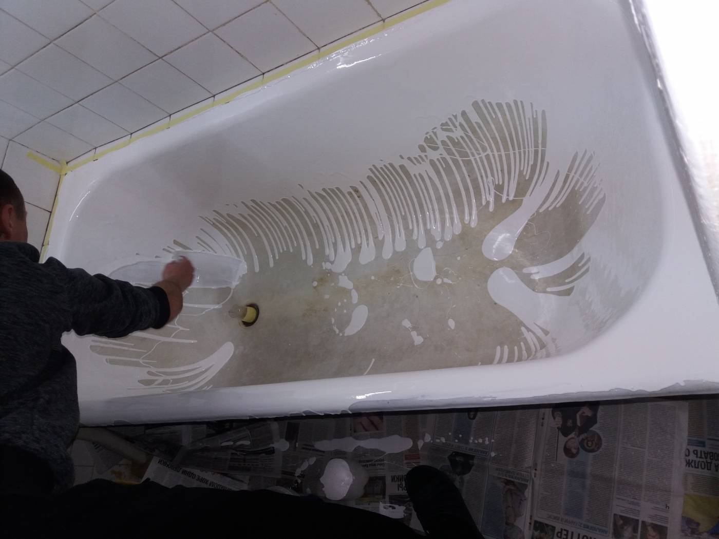 Эмалировка чугунной ванны своими руками: как правильно отреставрировать чугунную ванну