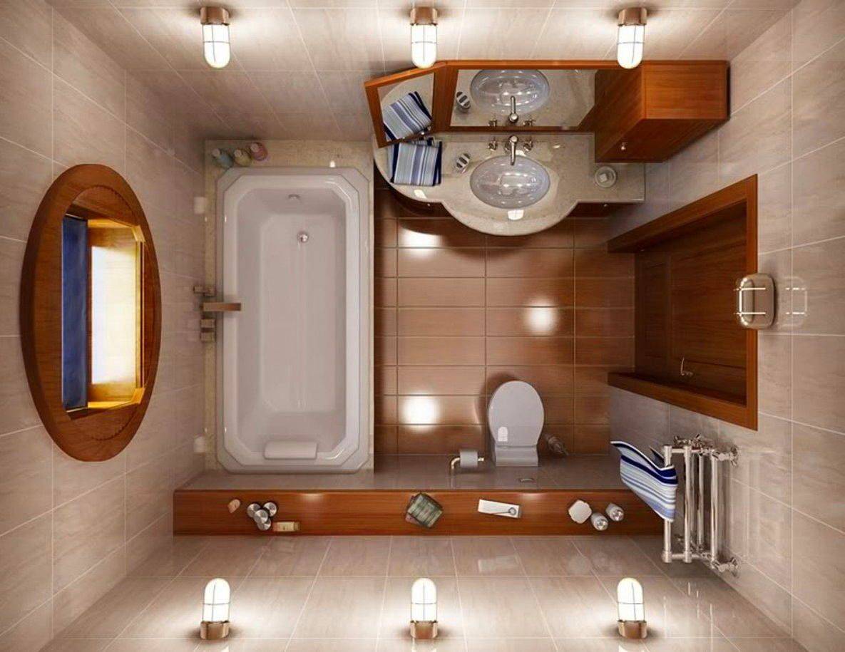 Дизайн ванной комнаты с туалетом 6 кв м: планировка, готовые проекты
 - 45 фото