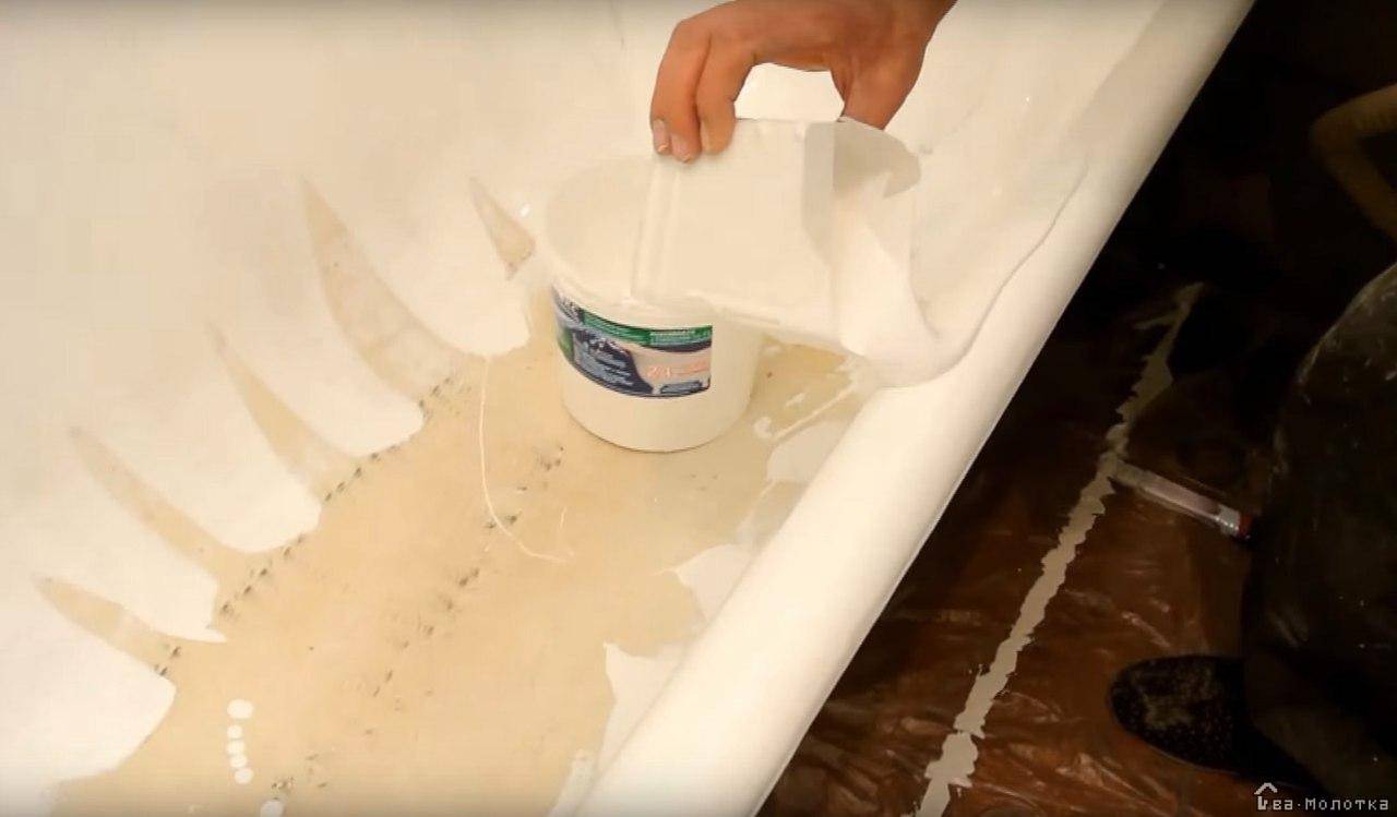 Как самостоятельно заделать трещину в акриловой ванне: материалы и инструменты