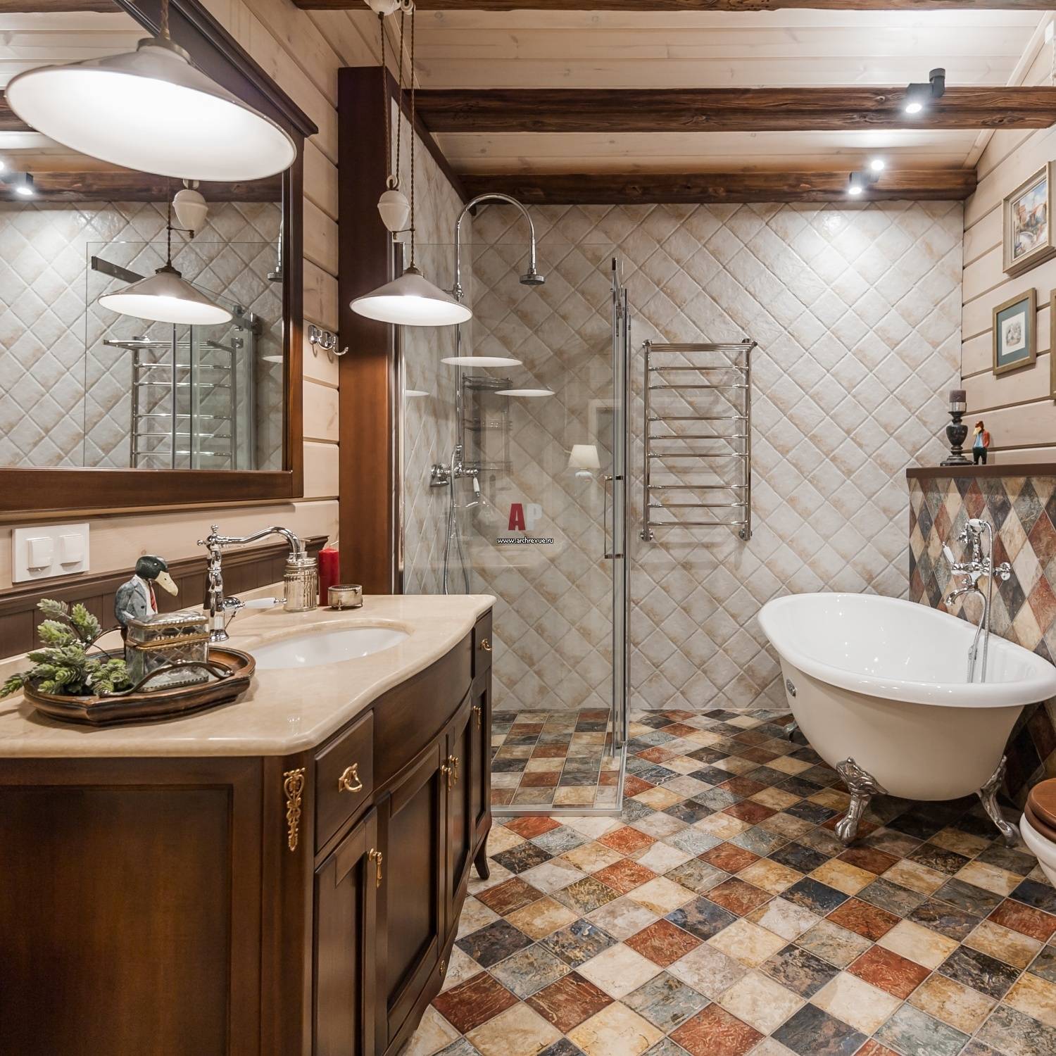 Плитка в стиле прованс важные характеристики и дизайн керамики для кухни и ванной комнаты - 19 фото