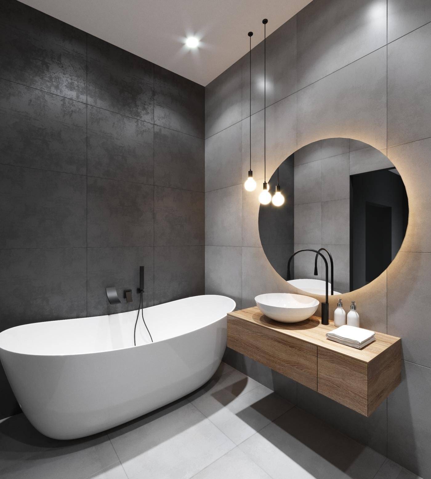 100 идей ванной комнаты в современном стиле модерн на фото