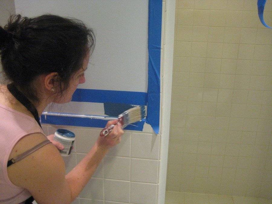 Покраска ванной комнаты: 50 фото идей - domwine