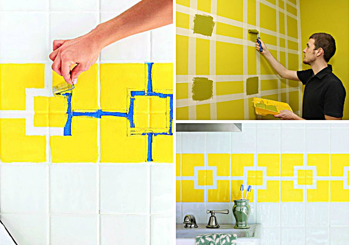 Краска для плитки в ванной, как и чем покрасить кафельную плитку (фото, видео)