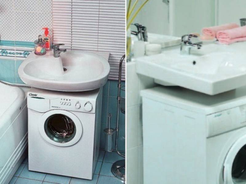 Раковина на стиральную машину: правила выбора и установки