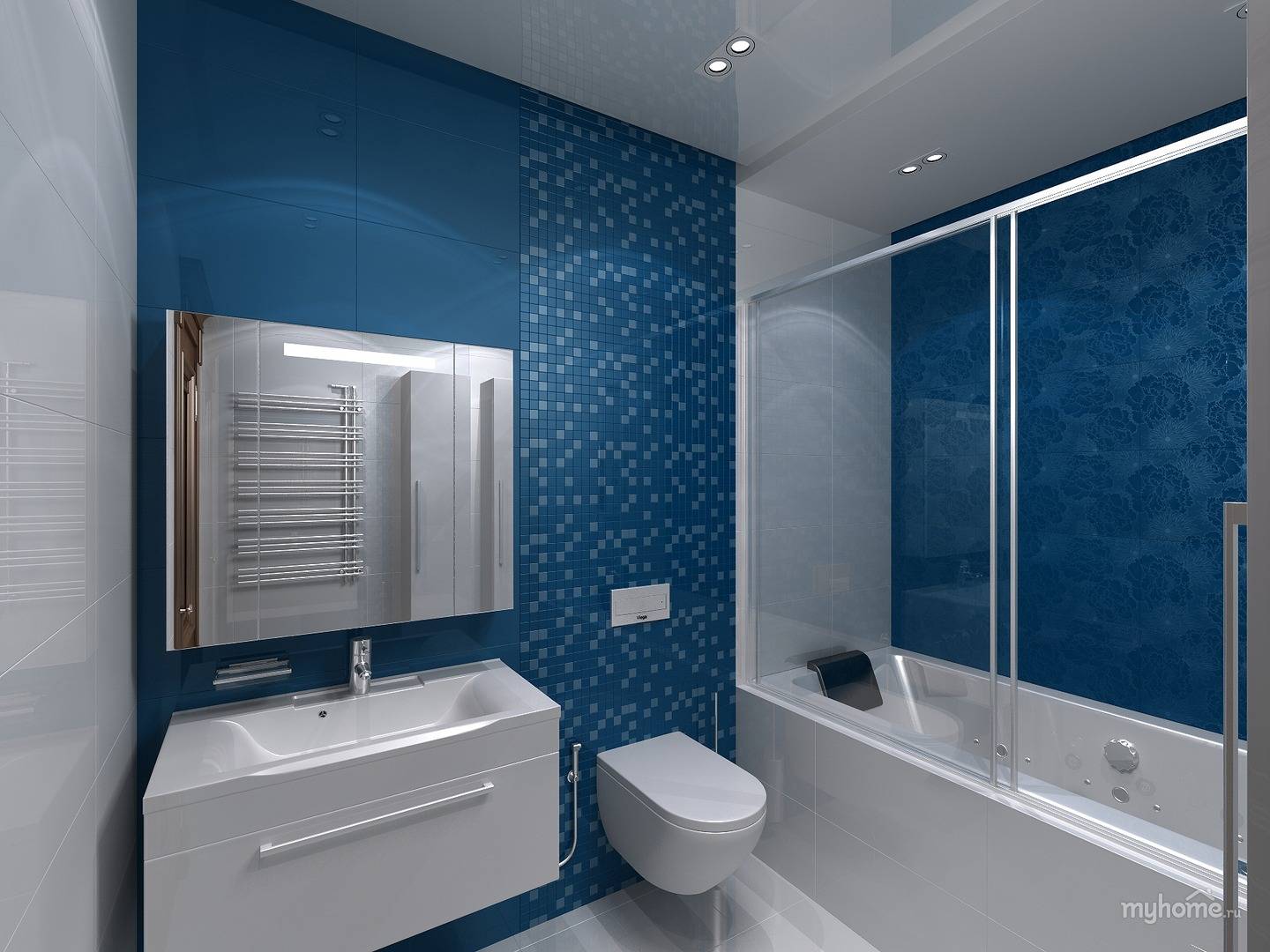 Дизайн ванны 2 кв. м.: 170 реальных фото идей и вариантов оформления ванной
