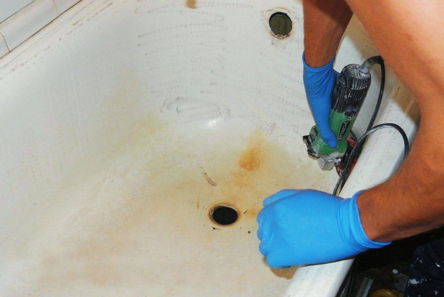 Как выполнить эмалировку чугунной ванны — основные особенности реставрационных работ