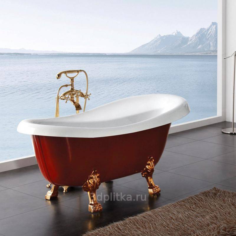 Отдельностоящая ванна: воплощение роскошной атмосферы в интерьере