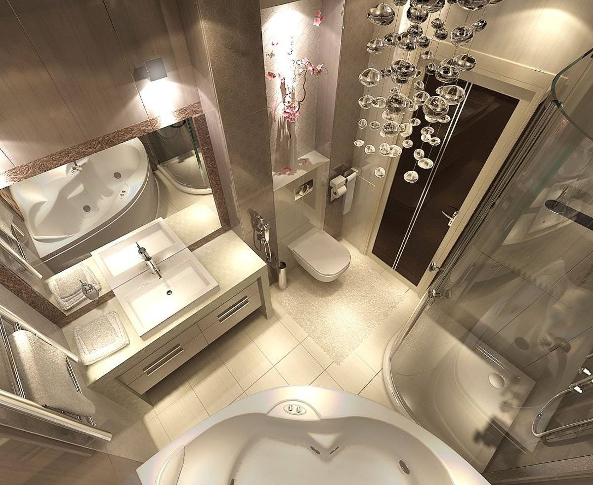 Как оформить дизайн ванной комнаты 2 кв.м. (80 фото)