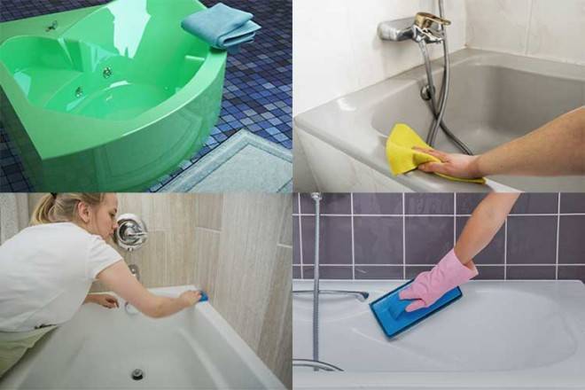 Уход за акриловой ванной: чем чистить и мыть в домашних условиях