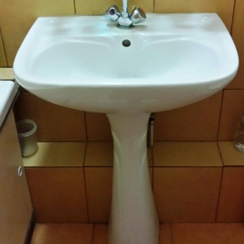 Высота и размеры раковины тюльпан для ванной комнаты, как крепится