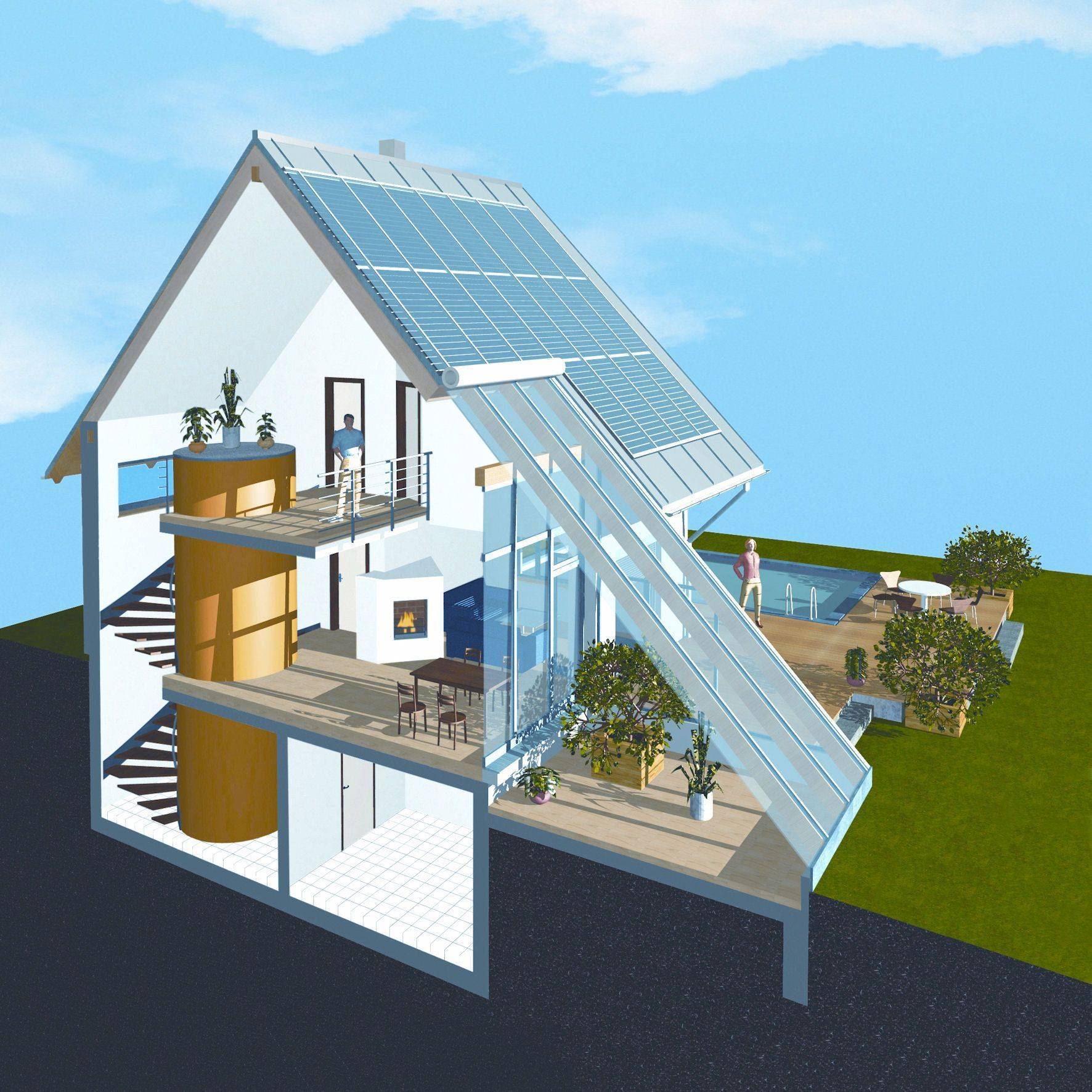 ???? энергоэффективный дом с минимальными счетами за отопление и электроснабжение: особенности, системы, вспомогательные элементы