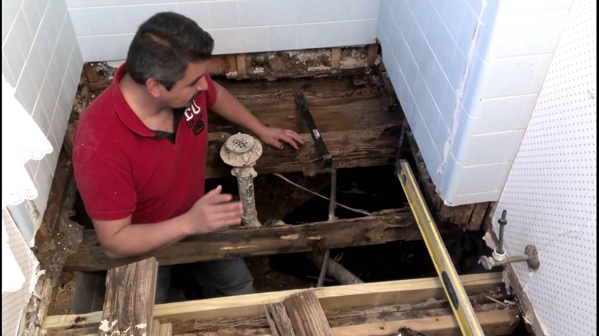Пол в ванной комнате в деревянном доме — устройство и материалы (фото, видео)