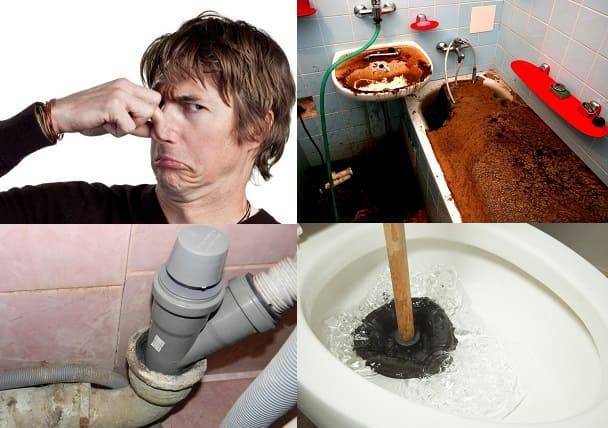 Почему в ванной пахнет канализацией и что делать