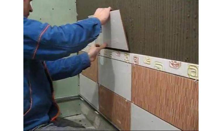Как класть плитку на гипсокартон своими руками: материалы, инструменты и порядок работ, схемы (видео)
