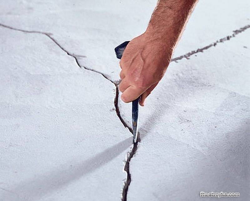 Трещины в бетоне – причины и как устранить?