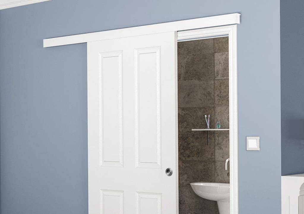 Раздвижная дверь в ванную комнату - фото, видео по монтажу