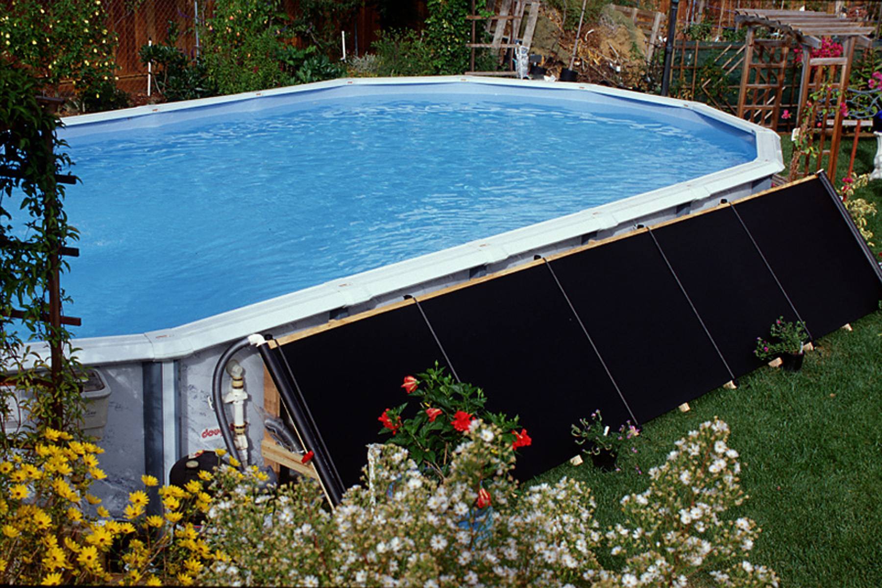Как нагреть воду в бассейне на даче бесплатно? инструкция +видео