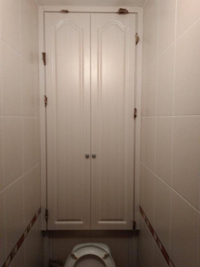 Сантехнический шкаф — дверцы для шкафа в туалете для санузла под плитку в ванной комнате +фото и видео