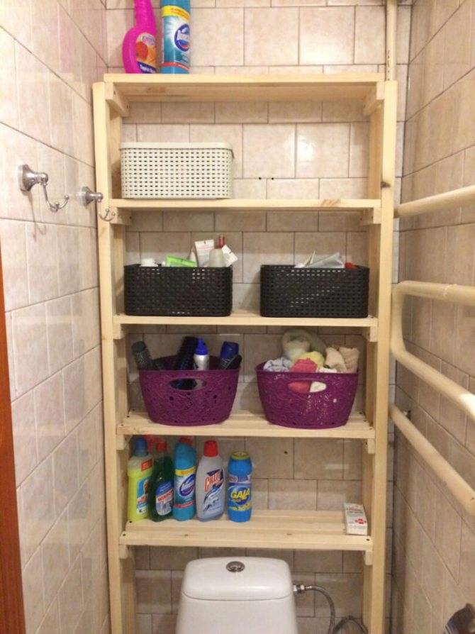 Этажерки для ванной комнаты: виды и возможность сделать этот предмет интерьера самостоятельно