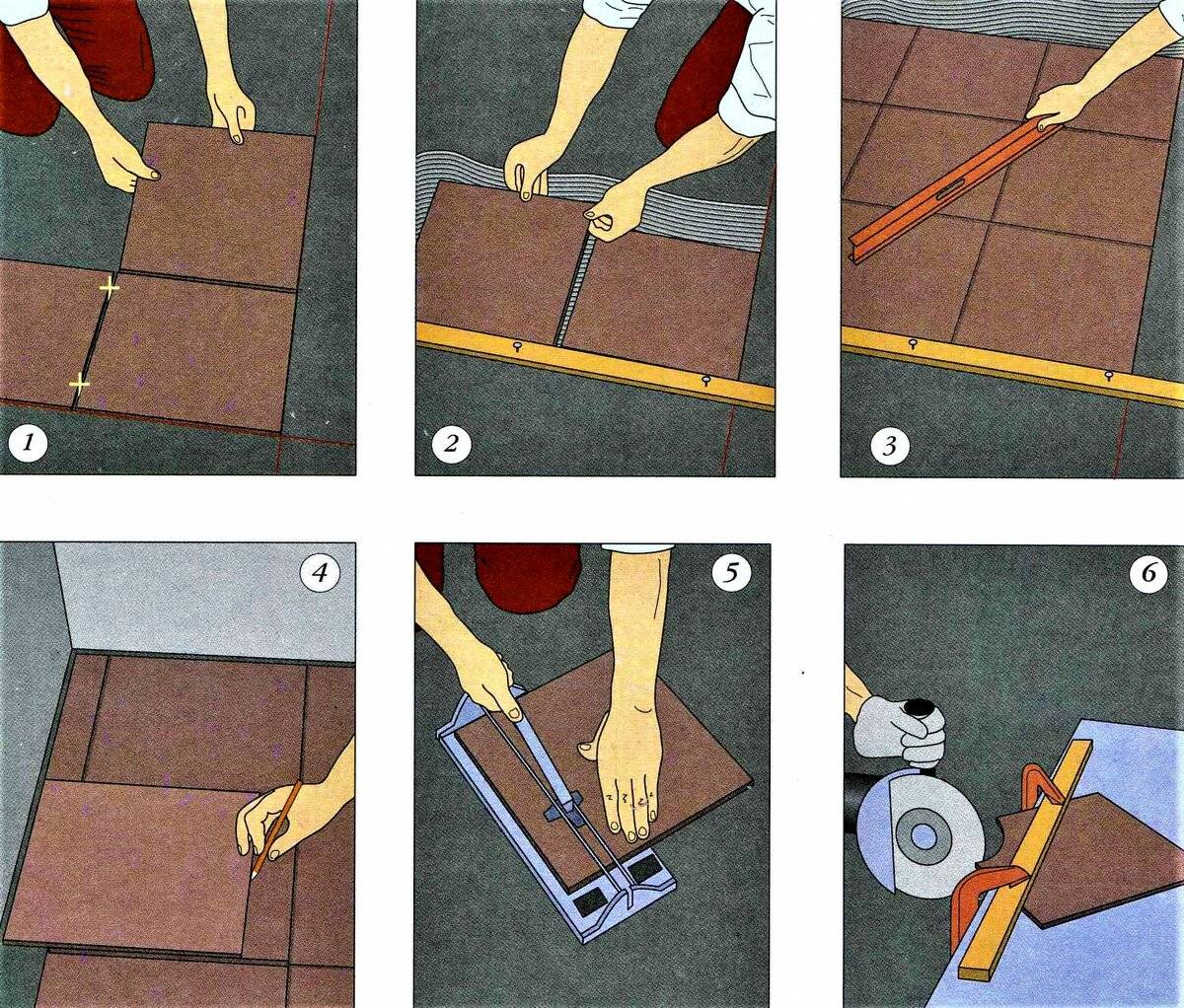 Виды раскладки плитки, инструкции по правильной подготовке ванной и укладке своими руками