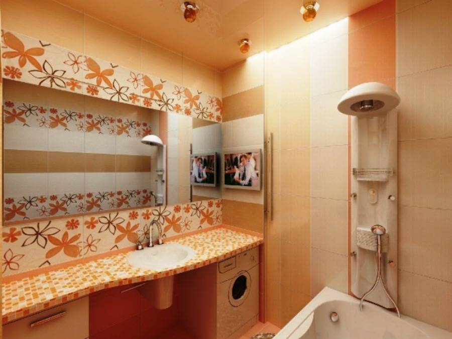 Какую в маленькую ванную комнату выбрать плитку: выбор дизайна, размера и цвета кафеля