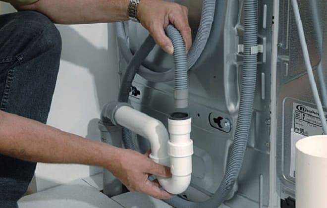 Как подключить слив стиральной машины к канализации: подключение слива напрямую, высота, как сделать слив стиральной машины в канализацию, фото и видео примеры