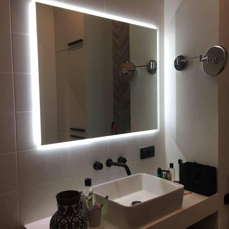 Выбор типа изделия и правила безопасной установки зеркала с подсветкой в ванную комнату – сделаем мебель сами