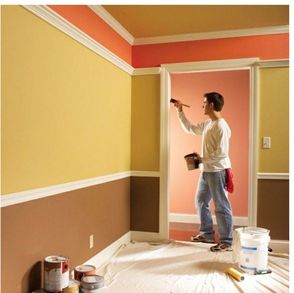 Как выбрать краску для потолка из гипсокартона