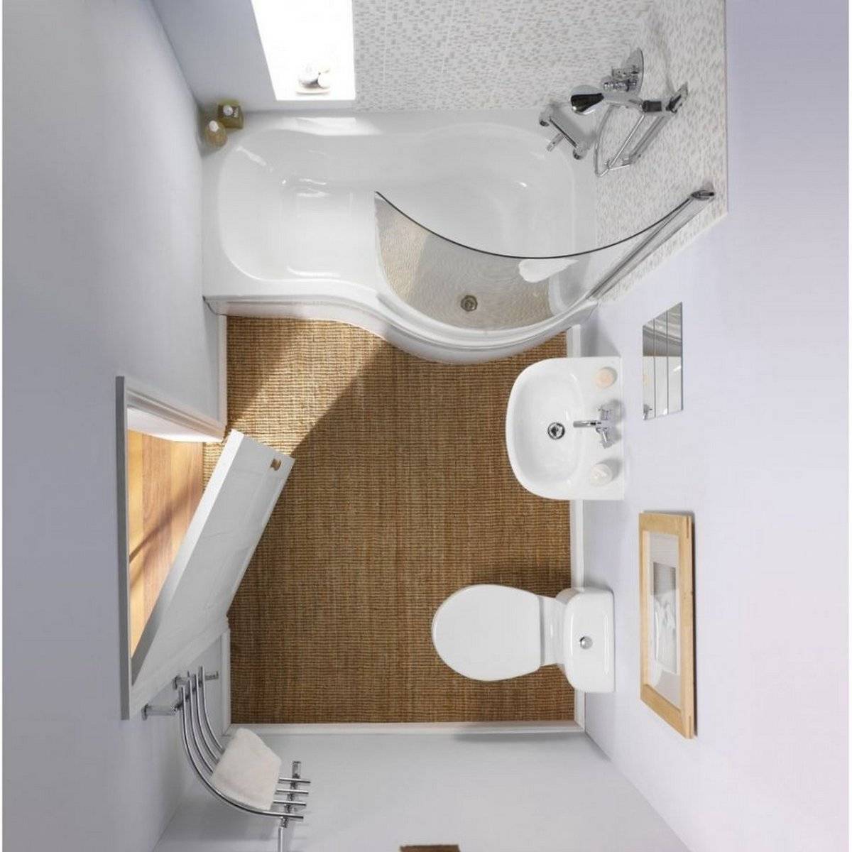 Дизайн ванной 7 кв.м: 53 фотоидей