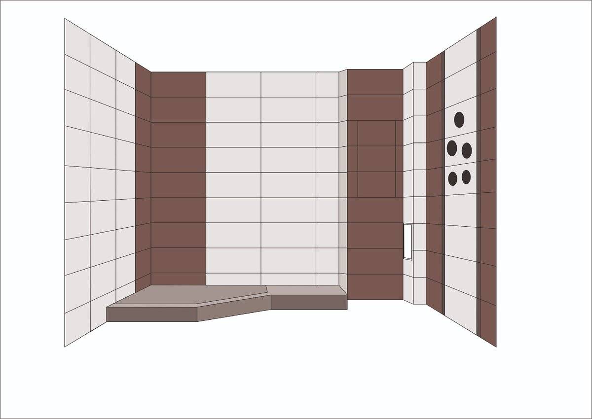 Как класть плитку в ванной и туалете: горизонтально или вертикально? | домфронт