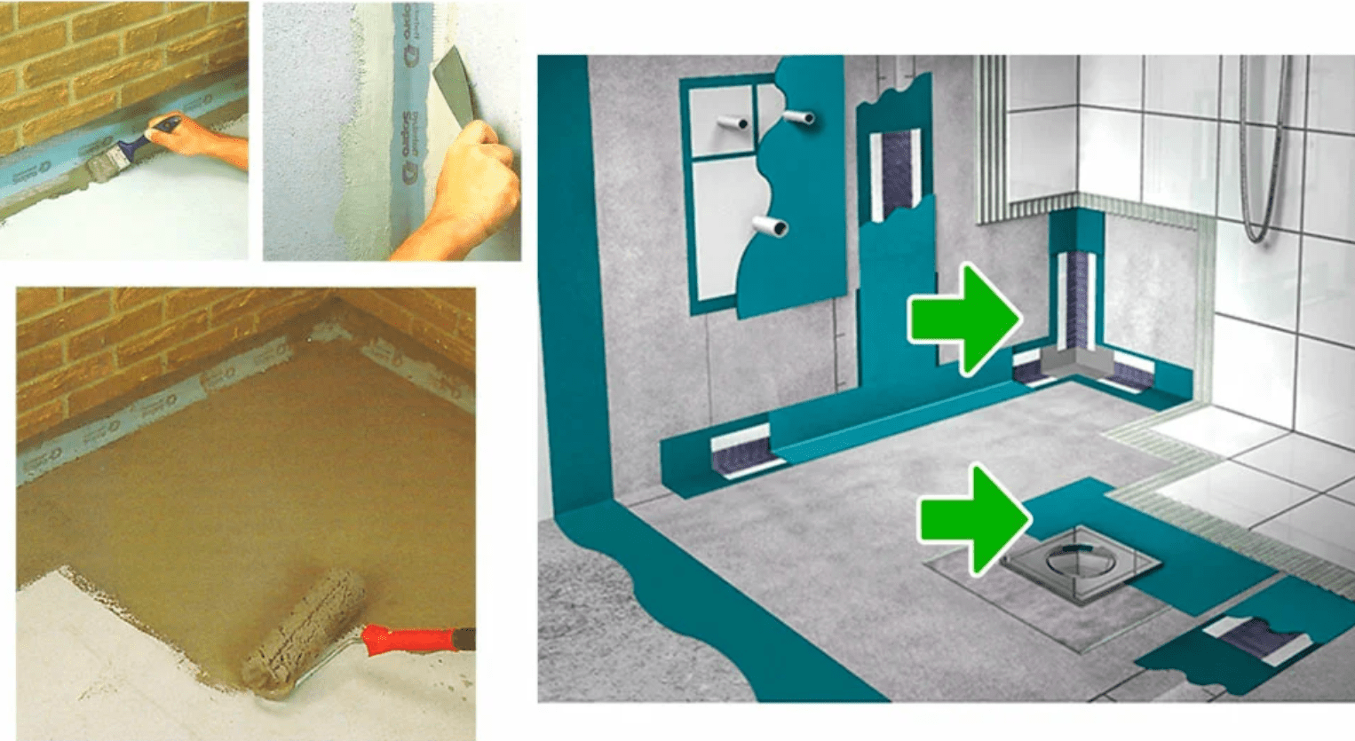 Гидроизоляция стен под плитку в ванной  необходимость, правила выполнения - все про гипсокартон