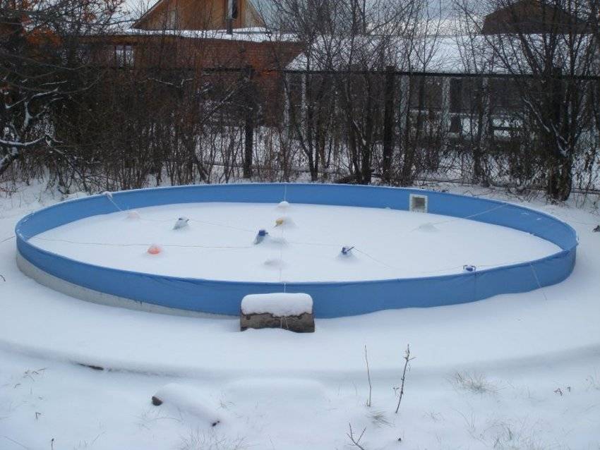 Как подготовить к зиме всесезонный сборно-каркасный бассейн?