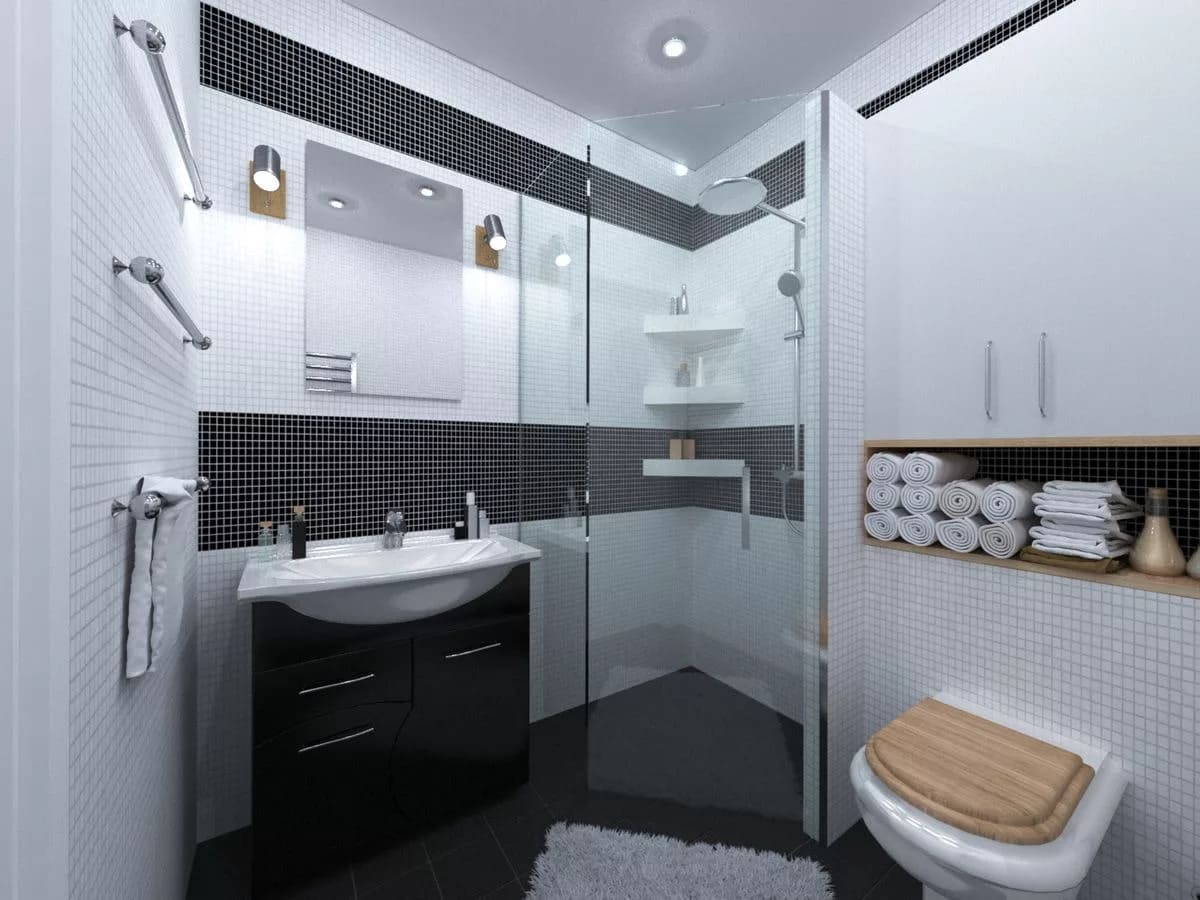 Дизайн ванной комнаты 4 кв. м. - 85 фото идей планировки ванной комнаты в квартире или частном доме