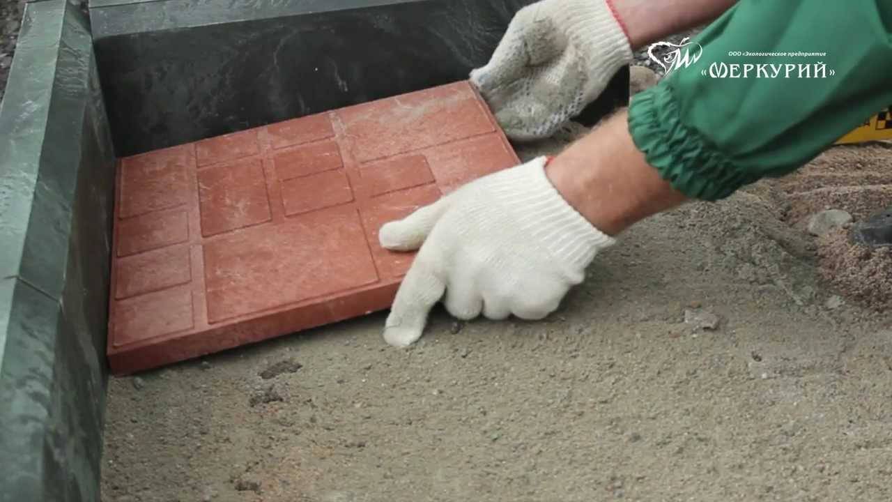 Укладка полимерпесчаной тротуарной плитки своими руками