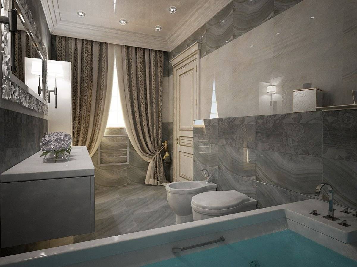 Ванная комната в стиле барокко: особенности дизайна и интерьера, мебель