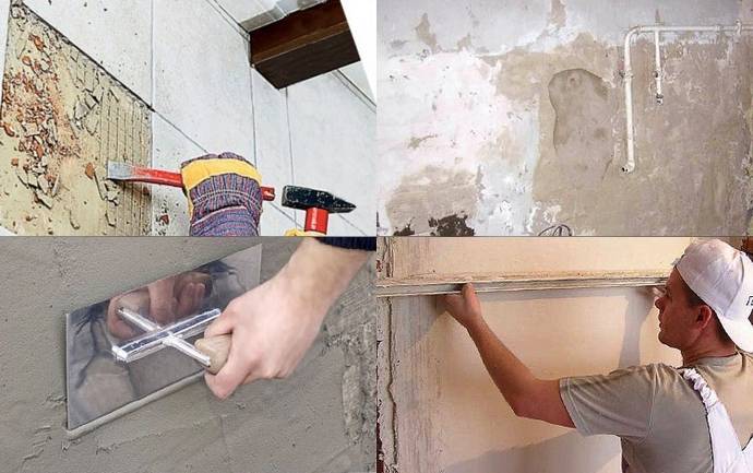 Как выровнять стену под плитку: подготовка и выравнивание, укладка и нужно ли штукатурить поверхность на кухне | онлайн-журнал о ремонте и дизайне