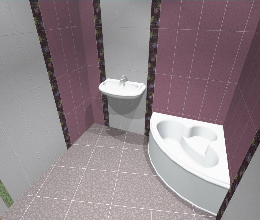 Особенности плитки, цветовой гаммы и палитры для ванной комнаты и туалета маленького размера