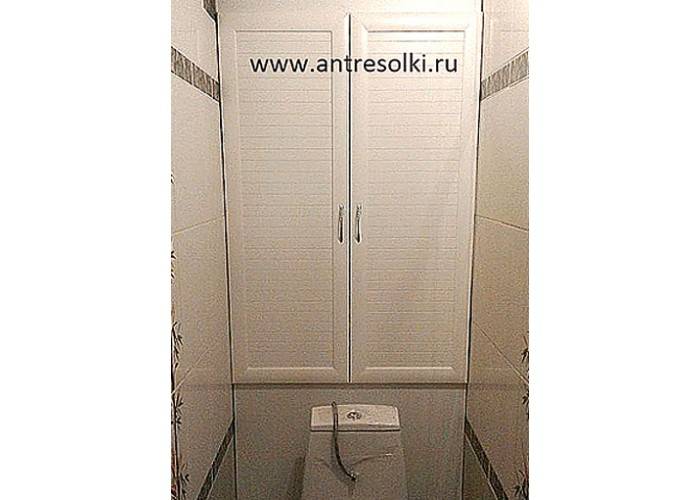 Шкаф в туалет: удобный способ скрыть все необходимое  подробно, на фото