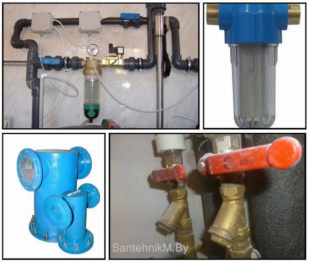 Грязевики для систем отопления: оборудование и фильтры для воды в частном доме, установка