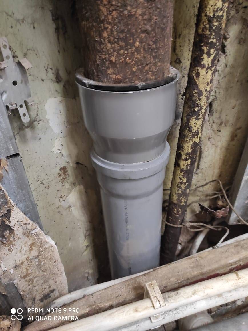 Чугунная канализация: монтаж, демонтаж и соединения труб