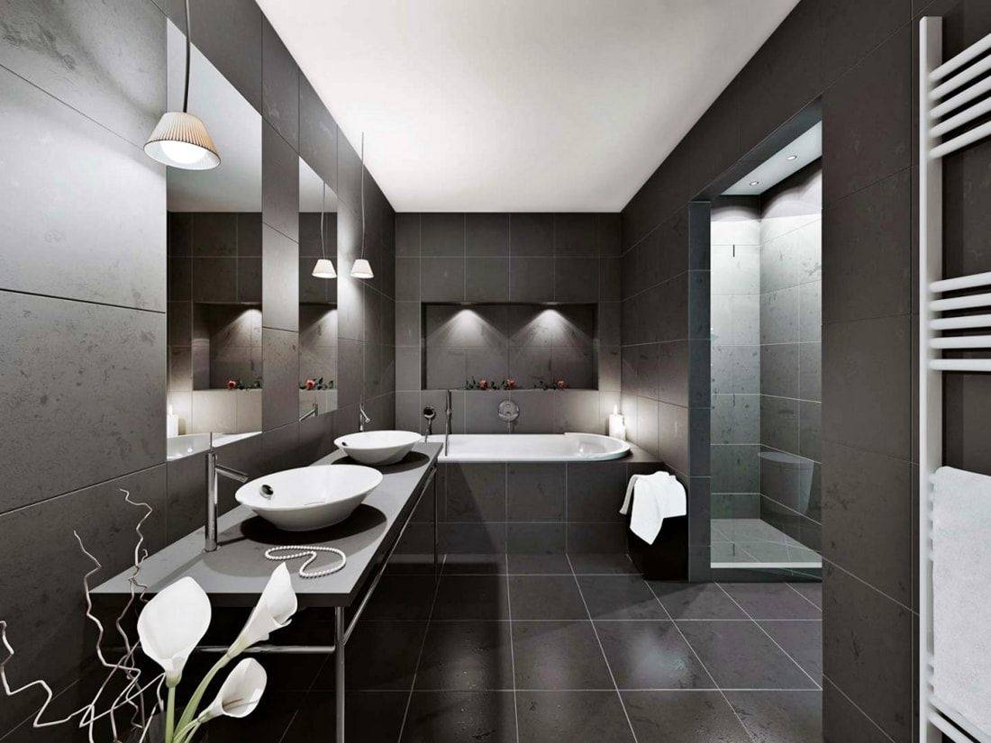 Дизайнер ванной комнаты - выбор и советы по дизайну интерьера (фото)