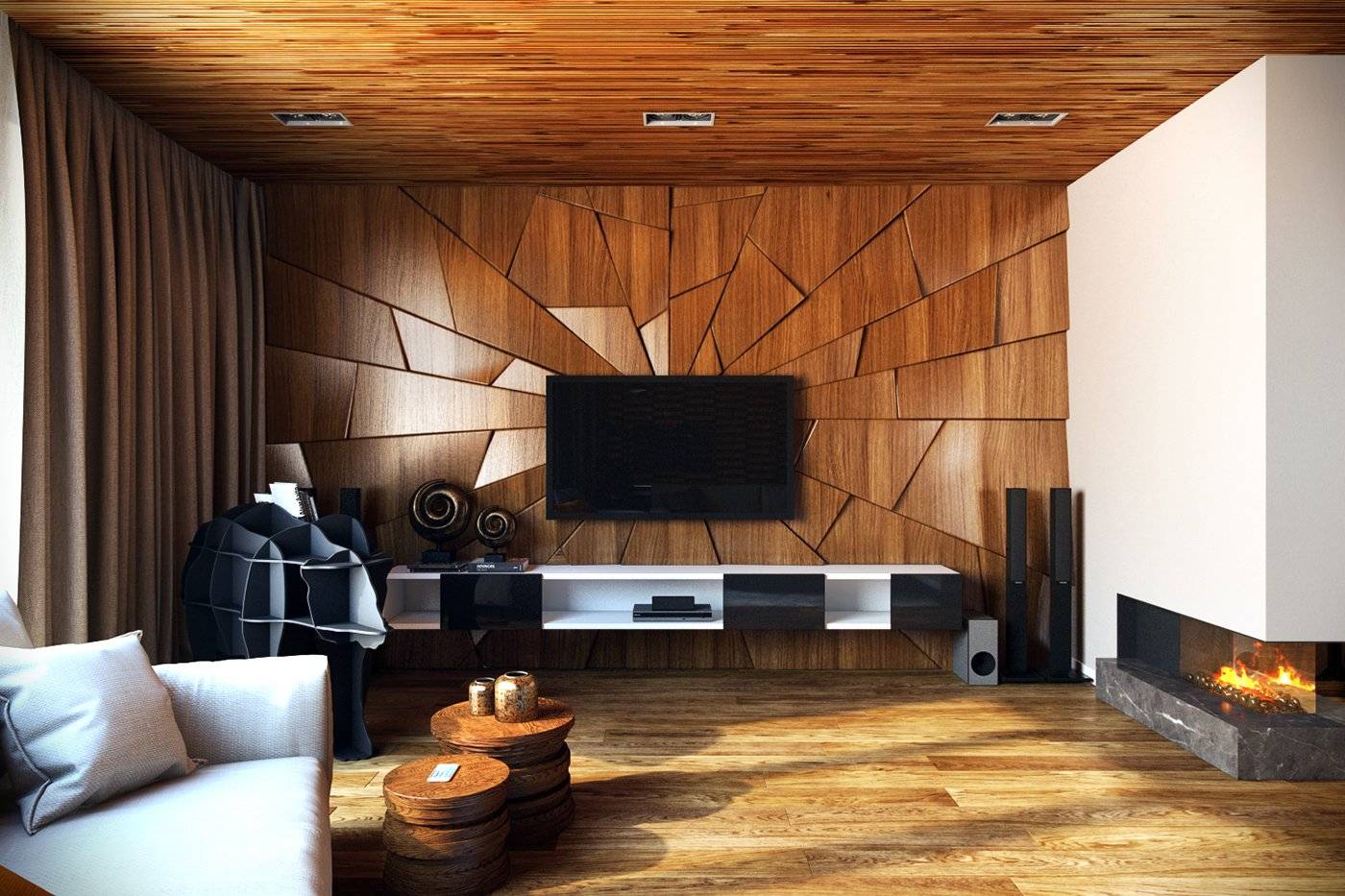 Дизайн стен в квартире: 77 фото интерьере, современные идеи оформления