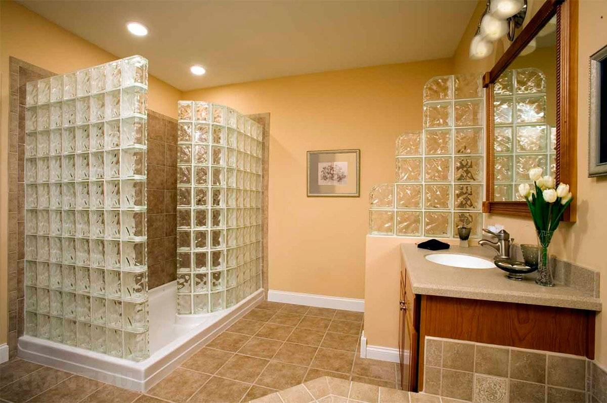 Перегородки в ванной комнате: материалы и монтаж
