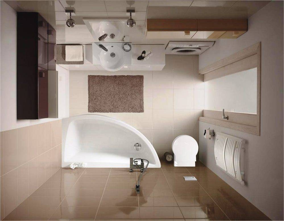 Дизайн ванной 2 на 2 м — функциональная комната +75 фото примеров