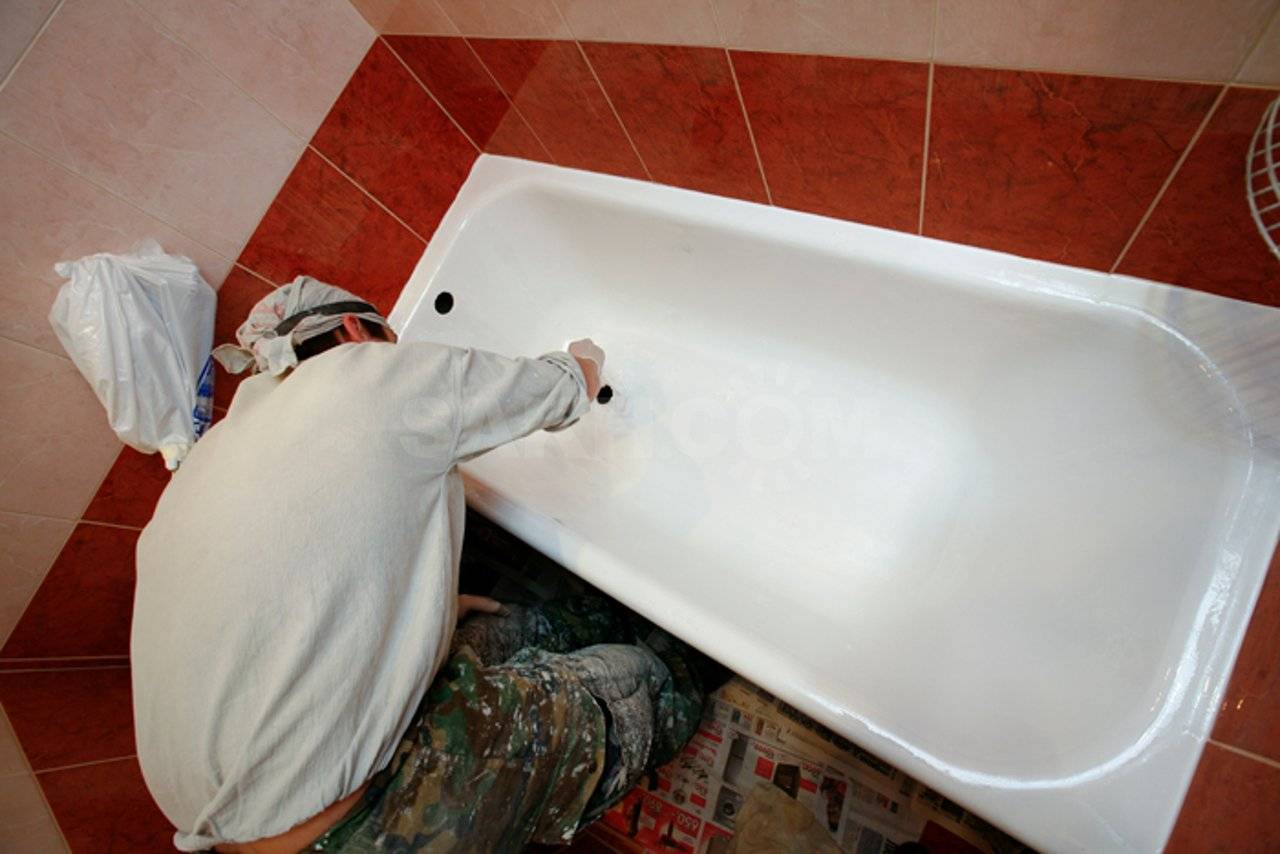 Поврежденная эмаль в ванной: рекомендации по восстановлению