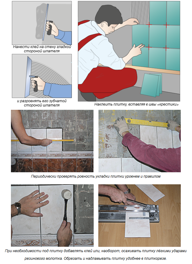 Как положить плитку в ванную: советы по укладке плитки на стены и как правильно класть ее на пол, видео урок