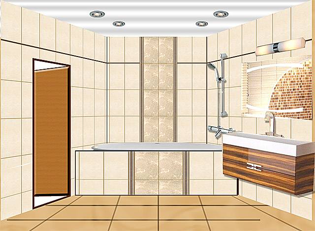 Раскладка плитки в ванной: варианты и комбинации расположения
