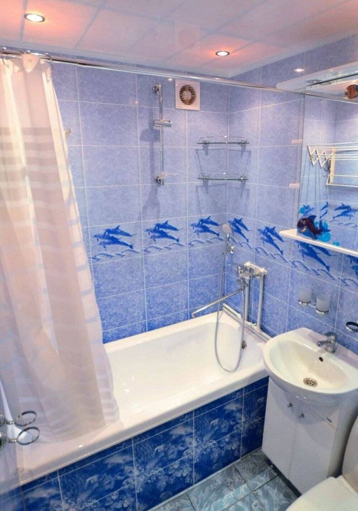 Отделка ванной пластиковыми панелями своими руками.