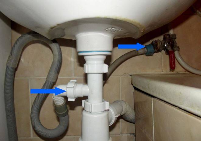 Подключение стиральной машины к водопроводу и канализации: подсоединение для слива воды