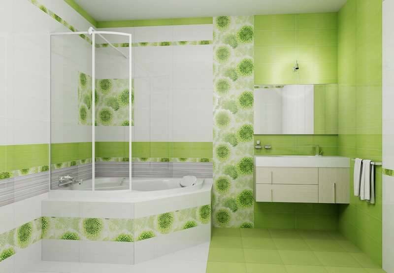 Плитка для современной ванной (100 фото) - дизайн, виды, правила выбора